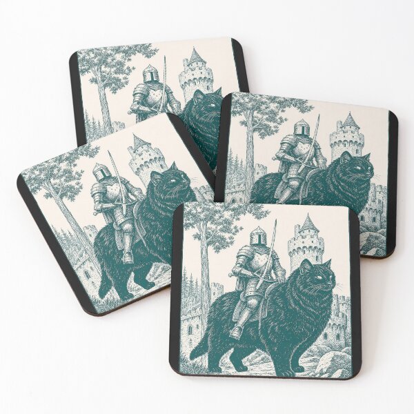 Item preview, Knight Cat Rider designed and sold by Felipe-barg.
