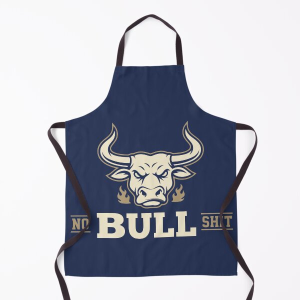 Item preview, No Bullshit Flaming Bull Mascot designed and sold by Amir Faysal.