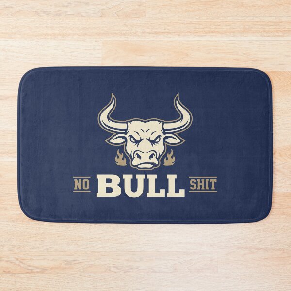 Item preview, No Bullshit Flaming Bull Mascot designed and sold by Amir Faysal.