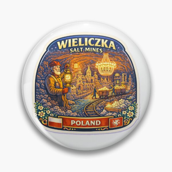 Item preview, Wieliczka Salt Mine Poland – Krakow Travel Art designed and sold by ChicClicker.
