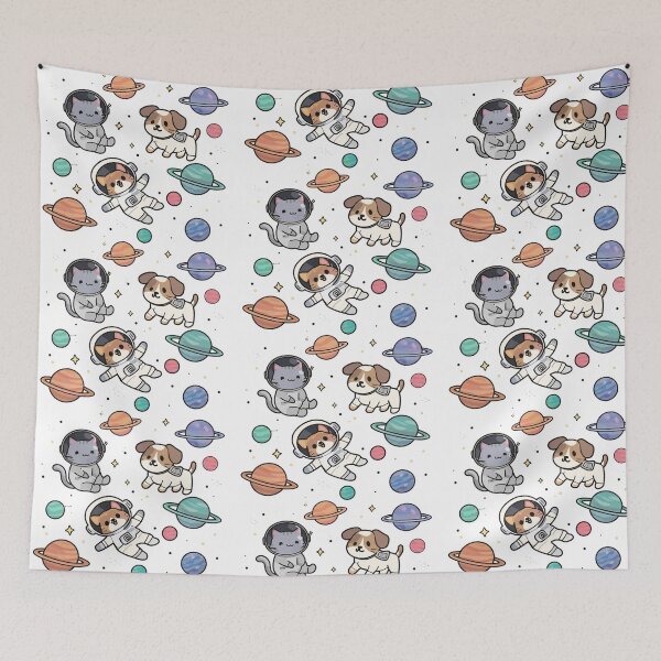 Item preview, Space Cats and Dog designed and sold by Rama KLK.