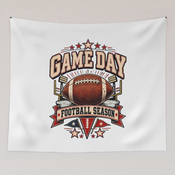 Item preview, Game Day Football Season Retro Graphic designed and sold by PaisynnSeika.