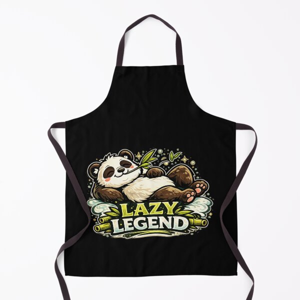Item preview, Lazy Legend – Relaxed Panda Bamboo Design designed and sold by ArtisticHeart21.