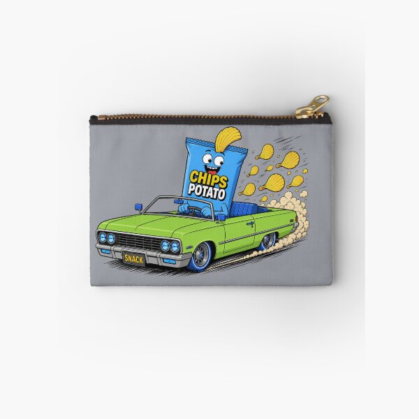 Item preview, Chips Potato Lowrider – Funny Snack Car Cartoon designed and sold by Aimetoi.