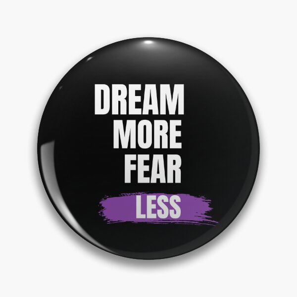 Item preview, Dream More Fear Less Motivational T-Shirt designed and sold by Mrali9914.