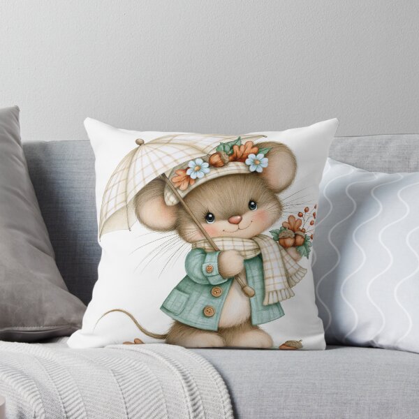 Item preview, Tiny Mouse with Autumn Charm designed and sold by Venon28.