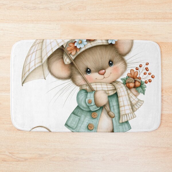 Item preview, Tiny Mouse with Autumn Charm designed and sold by Venon28.