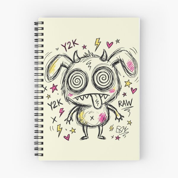 Item preview, Y2K Raw – Chaotic Sketch Monster Design designed and sold by @SHINTOSARTSTORE.