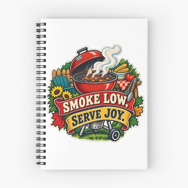 Item preview, Smoke Low Serve Joy Backyard Barbecue Cookout designed and sold by CheerfulNest.