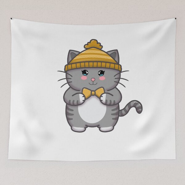 Item preview,  Cute Kitten Wearing a Beanie! designed and sold by Hello-Cuties.