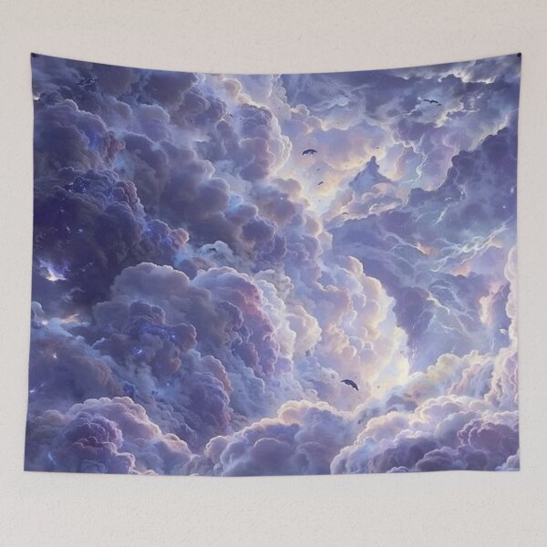 Item preview, Dreamy Purple Clouds Celestial Sky Fantasy Nebula Art designed and sold by LYAN-STORE.
