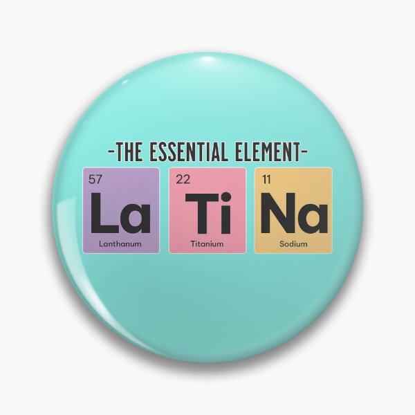 Item preview, Latina Periodic Table designed and sold by Felipe-barg.