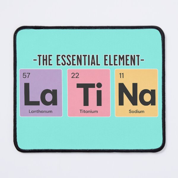 Item preview, Latina Periodic Table designed and sold by Felipe-barg.