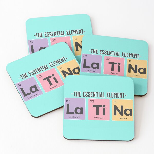 Item preview, Latina Periodic Table designed and sold by Felipe-barg.