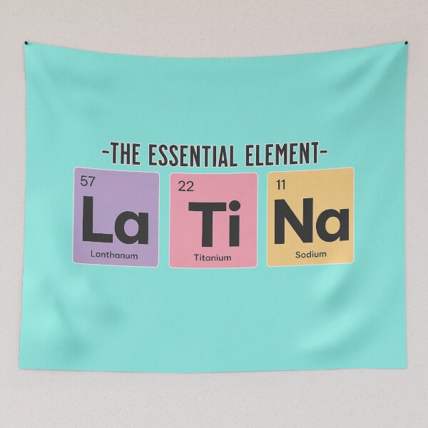 Item preview, Latina Periodic Table designed and sold by Felipe-barg.