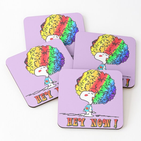 Item preview, Snoopy Rainbow Afro Grateful Dead Hey Now Hippie designed and sold by Bohepa.