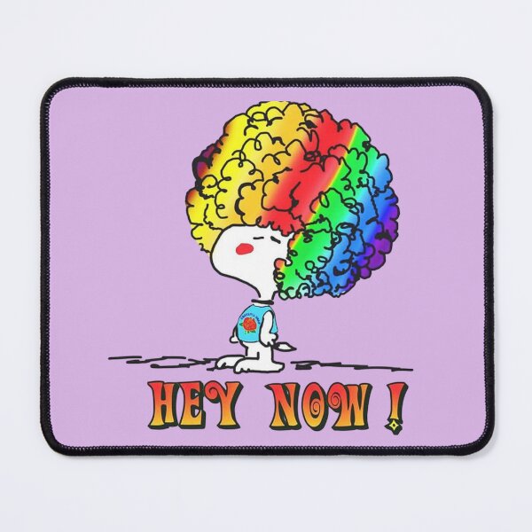 Item preview, Snoopy Rainbow Afro Grateful Dead Hey Now Hippie designed and sold by Bohepa.