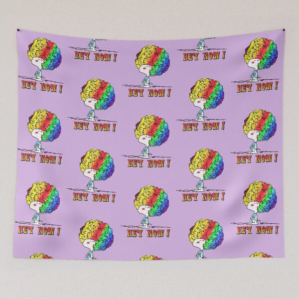 Item preview, Snoopy Rainbow Afro Grateful Dead Hey Now Hippie designed and sold by Bohepa.