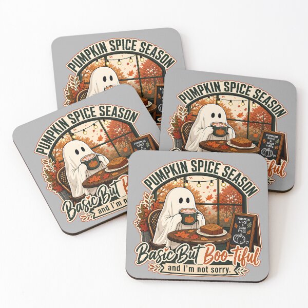 Item preview, Basic But Boo-tiful Cozy Ghost | Pumpkin Spice Design designed and sold by MOCH- ART.