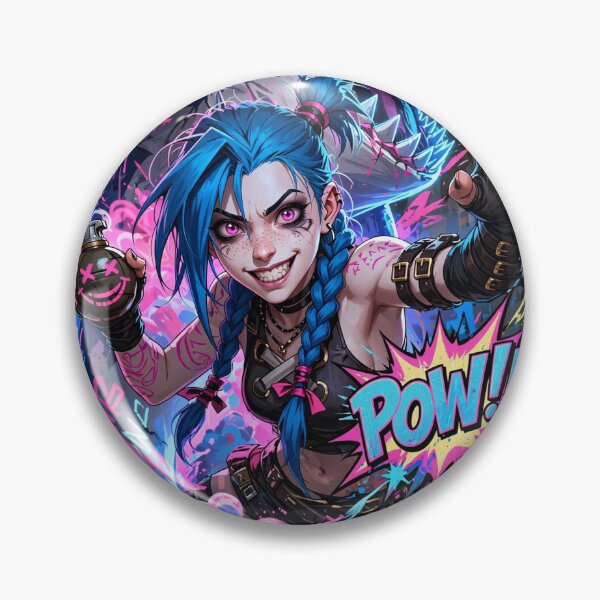 Item preview, Jinx Cyberpunk Graffiti designed and sold by Rama KLK.