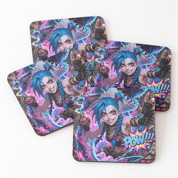 Item preview, Jinx Cyberpunk Graffiti designed and sold by Rama KLK.