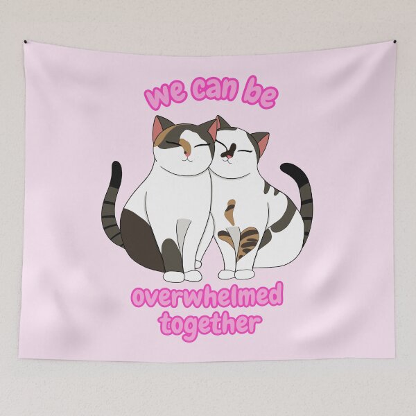 Item preview, Overwhelmed Kitties designed and sold by bloomintoyoubiy.