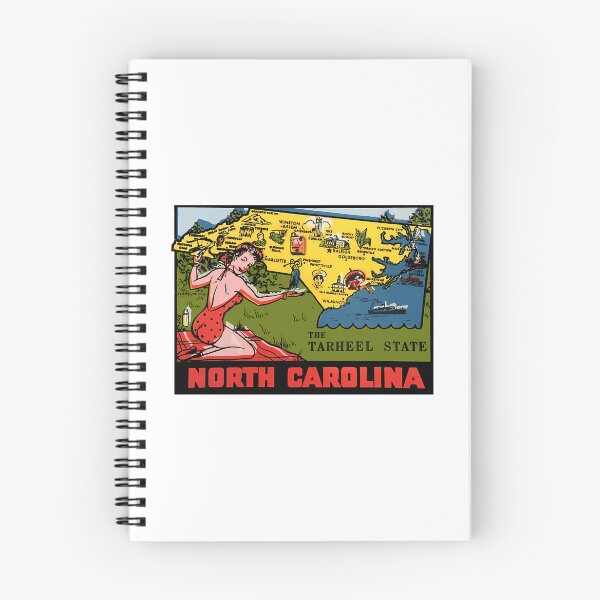 Item preview, North Carolina Nc State Map Vintage Travel Decal designed and sold by donte-wing.