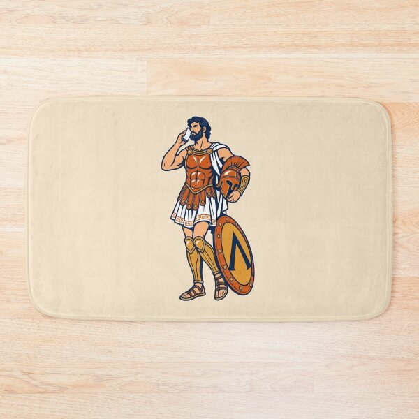 Item preview, Spartan on the Phone – Ancient Greek Warrior Humor designed and sold by KungPowUnicorn.