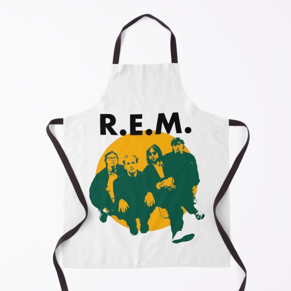 Item preview, REM Band Yellow Circle Green Portrait designed and sold by FABRICOS.