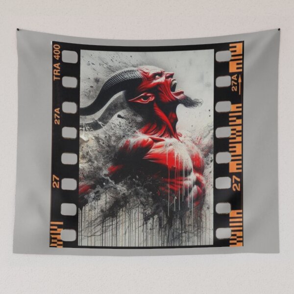 Item preview, Red Demon – Raw Power & Chaotic Energy designed and sold by Catfcreations.