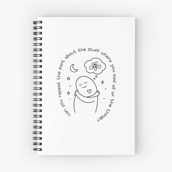 Item preview, Funny Ghost Line Art Speech Bubble Quote designed and sold by felixpalette.
