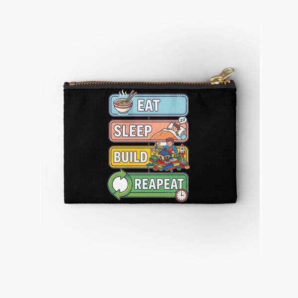Item preview, Eat Sleep Build Reapeat - Brick Builder Life designed and sold by Ksaw0710.