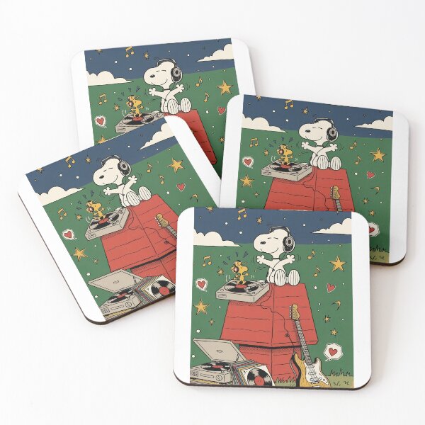 Item preview, Snoopy DJ Night Vinyl Record Music Time designed and sold by maegilldepus.