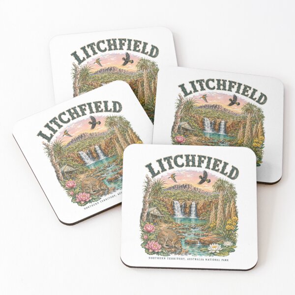 Item preview, Litchfield National Park Daytime Waterfall Art Wangi Falls NT Australia Wildlife Park designed and sold by Yellowriversss.