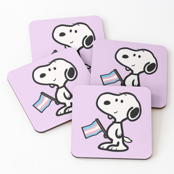 Item preview, Cute Snoopy Transgender Pride Flag designed and sold by Bohepa.