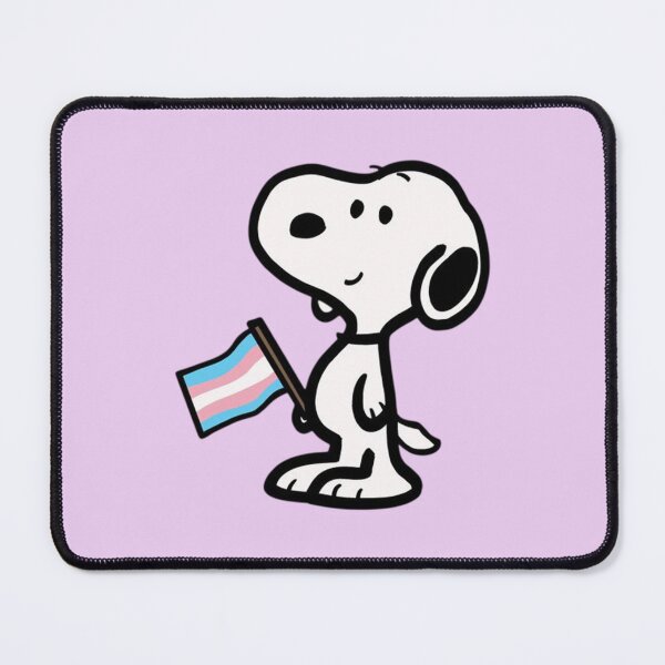 Item preview, Cute Snoopy Transgender Pride Flag designed and sold by Bohepa.