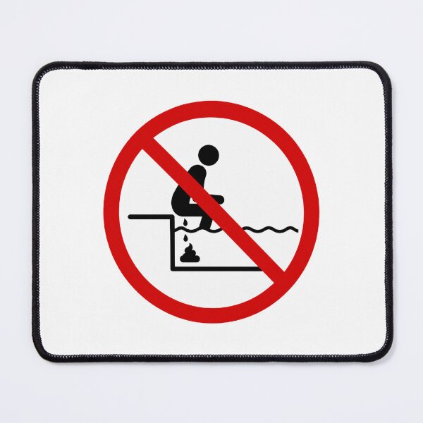 Item preview, No Pooping In The Pool designed and sold by MonkiFlipp.