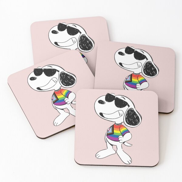 Item preview, Cool Snoopy Joe Cool Progress Pride Rainbow designed and sold by Bohepa.