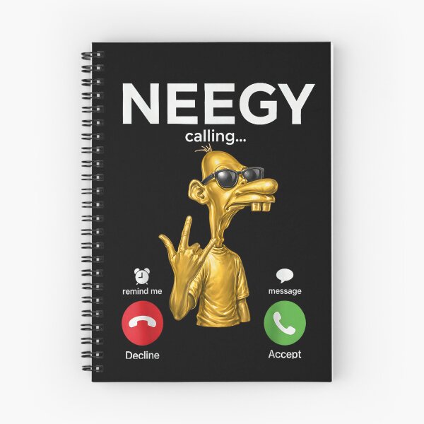 Item preview, Neegy Calling Funny Internet Brainrot Humor Gen Alpha Gen Z designed and sold by BancaJone.