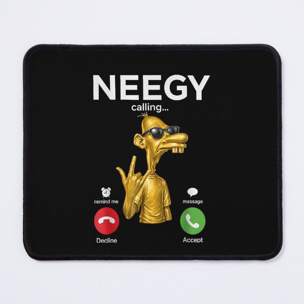 Item preview, Neegy Calling Funny Internet Brainrot Humor Gen Alpha Gen Z designed and sold by BancaJone.