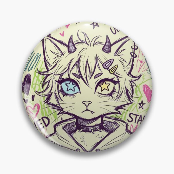 Item preview, Chaos Planet – Unloved Starcrossed Emo Cat Illustration designed and sold by @SHINTOSARTSTORE.