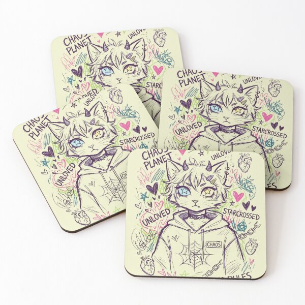 Item preview, Chaos Planet – Unloved Starcrossed Emo Cat Illustration designed and sold by @SHINTOSARTSTORE.