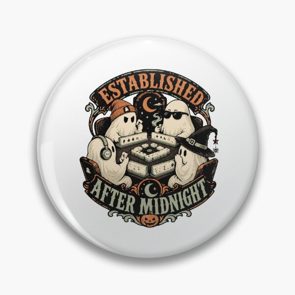 Item preview, Spooky Halloween Mahjong Club – Mahjong Lover Design designed and sold by JansenGS.