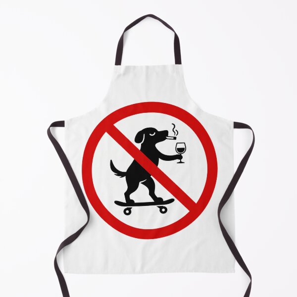 Item preview, No Dogs, Drinking, Smoking Or Skateboarding designed and sold by MonkiFlipp.
