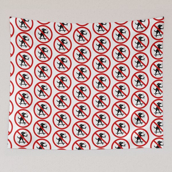 Item preview, No Dogs, Drinking, Smoking Or Skateboarding designed and sold by MonkiFlipp.