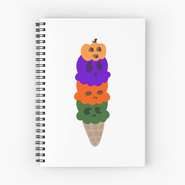 Item preview, Halloween Ice Cream Cone Funny Spooky Stacked Monsters Graphic designed and sold by Thepoodleart.