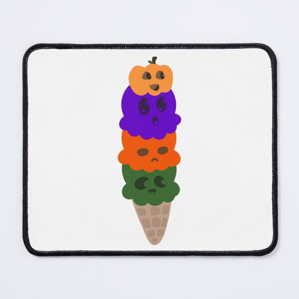 Item preview, Halloween Ice Cream Cone Funny Spooky Stacked Monsters Graphic designed and sold by Thepoodleart.