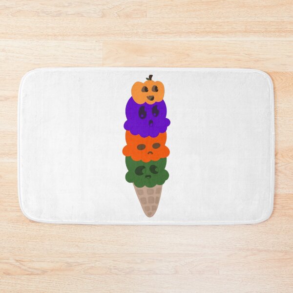 Item preview, Halloween Ice Cream Cone Funny Spooky Stacked Monsters Graphic designed and sold by Thepoodleart.