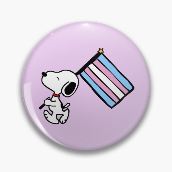 Item preview, Snoopy Walking Transgender Pride Flag Banner designed and sold by Bohepa.