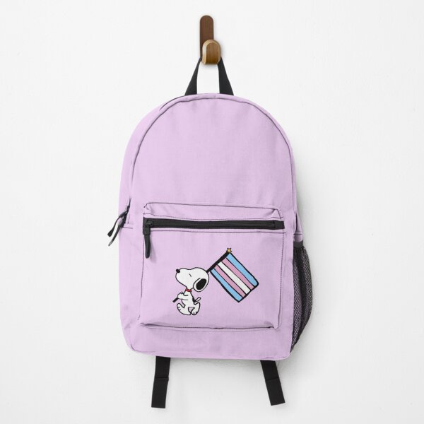 Item preview, Snoopy Walking Transgender Pride Flag Banner designed and sold by Bohepa.